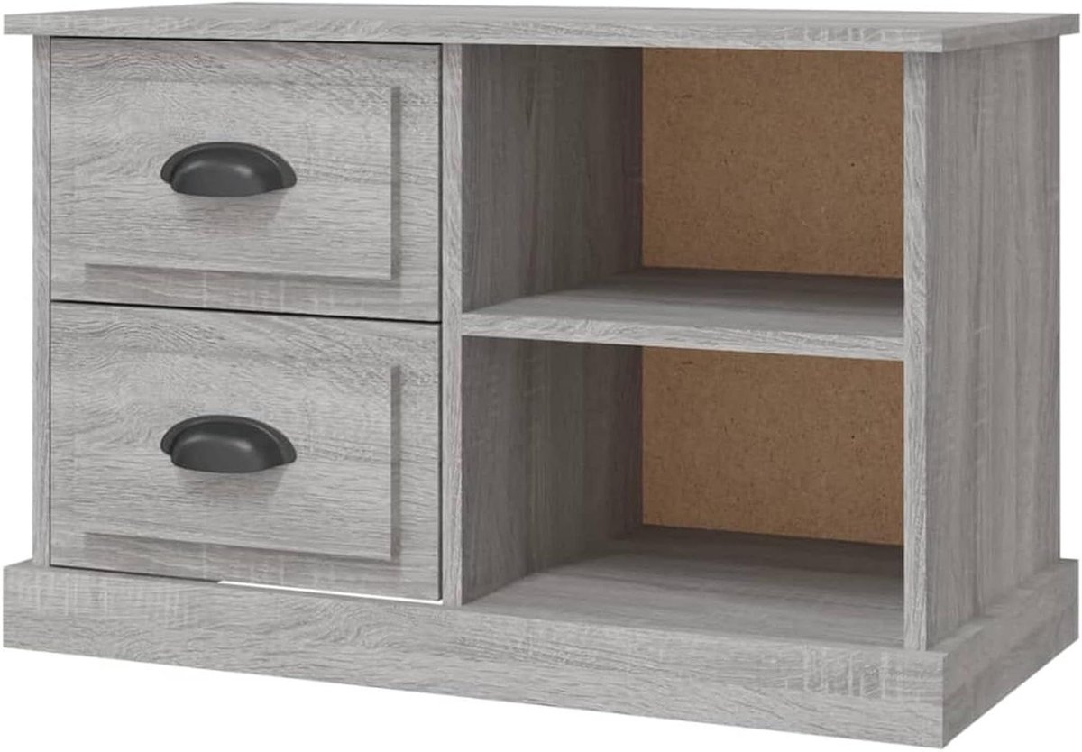Tv-kast met laden - Televisiekast Lowboard - Opbergen Media - Flexibele Lade Montage - 73 x 355 x 475 cm