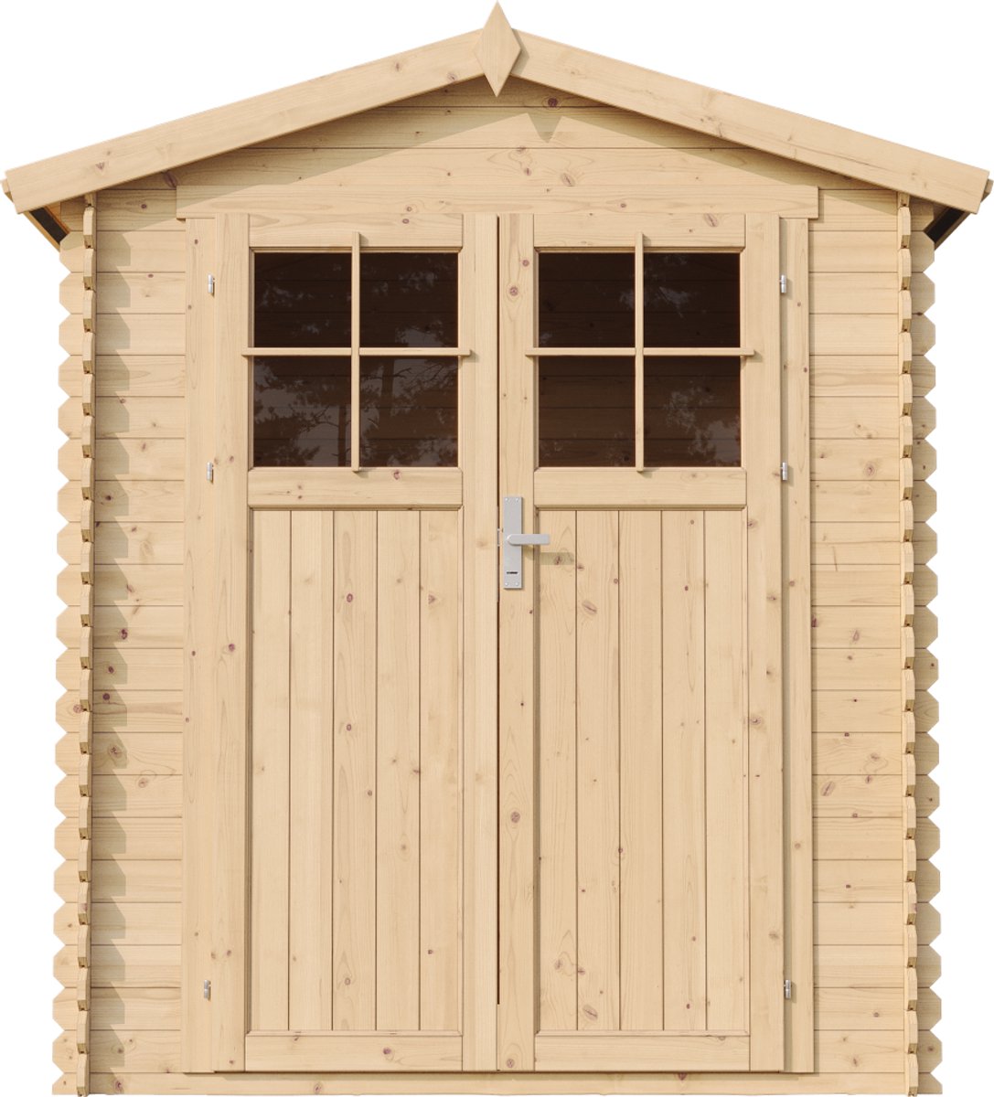 Timbela M320F+M320G - Houten tuinhuis - 2,82 m² - 186x196xH224 cm - met vloer