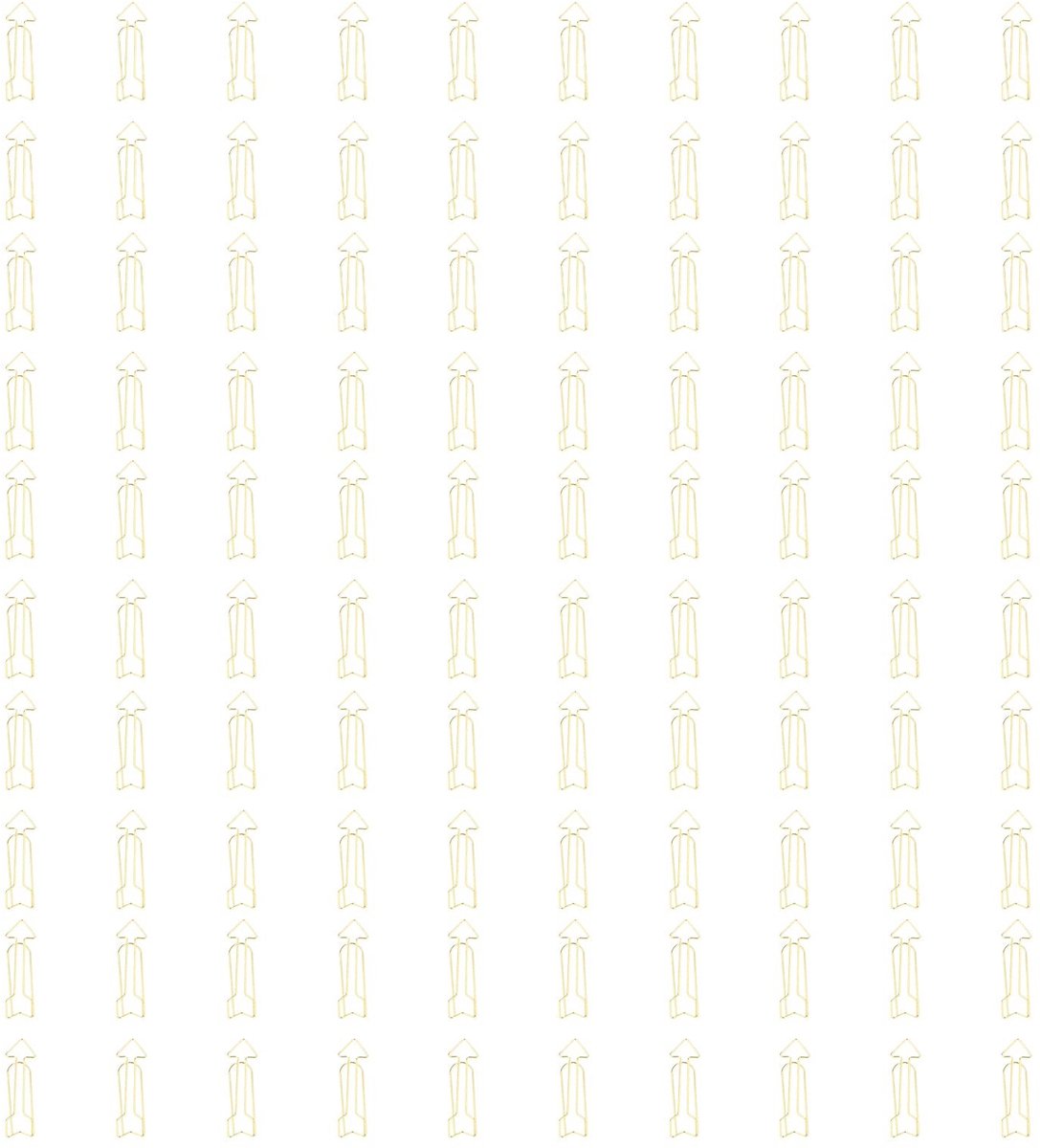 aladdien - Gouden Paperclips - Grappige Planner Clips - Bloemvorm - Lichtgewicht en Duurzaam - Perfect voor Kantoor en School - 100 Stuks