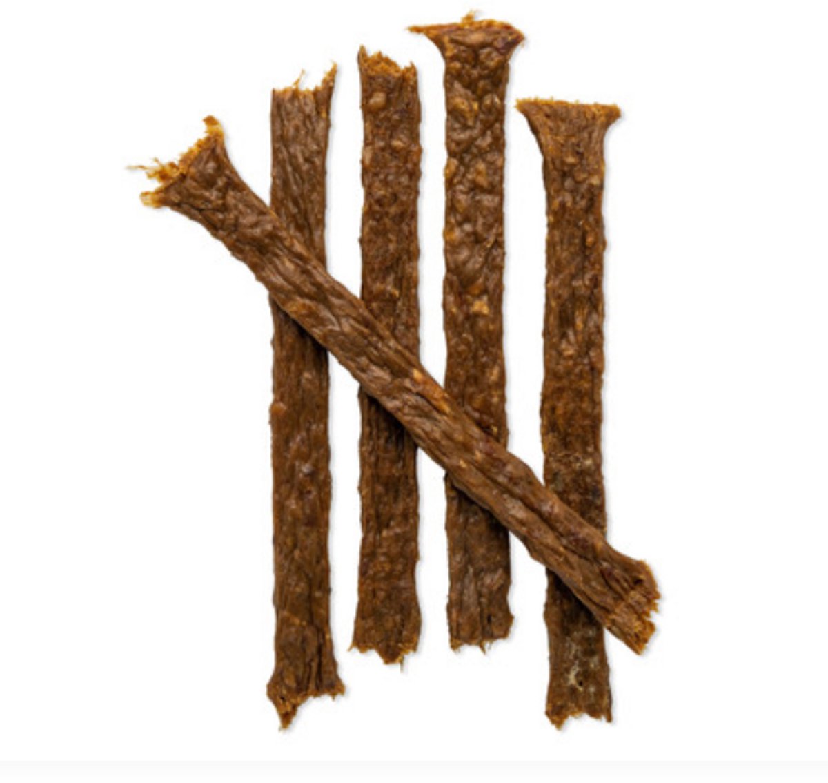 Premium Vleesstrips van Eend (250gr) – 19cm – Hypoallergene Hondensnack – Graanvrij & Glutenvrij – Zachte Gevogelterepen