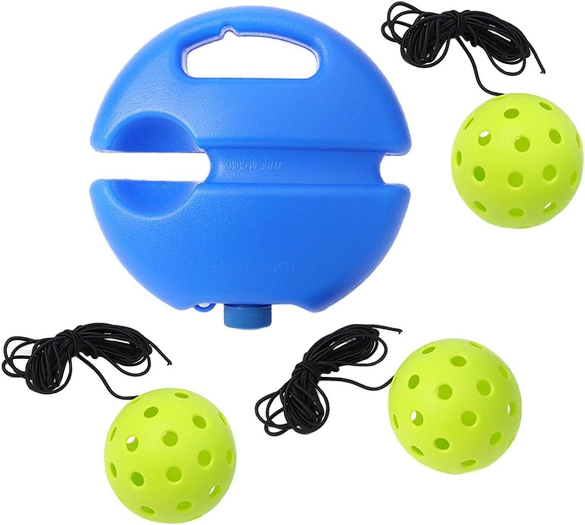 Pickleball Trainer - Rebounder Oefenbal - Vaardigheden Verbeteren - Lichtgewicht Basis - 26.5 x 20.5 x 7 cm - As described