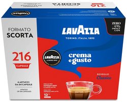 Lavazza Crema E Gusto Classico - 216 Koffiecups Compatibel met Lavazza A Modo Mio