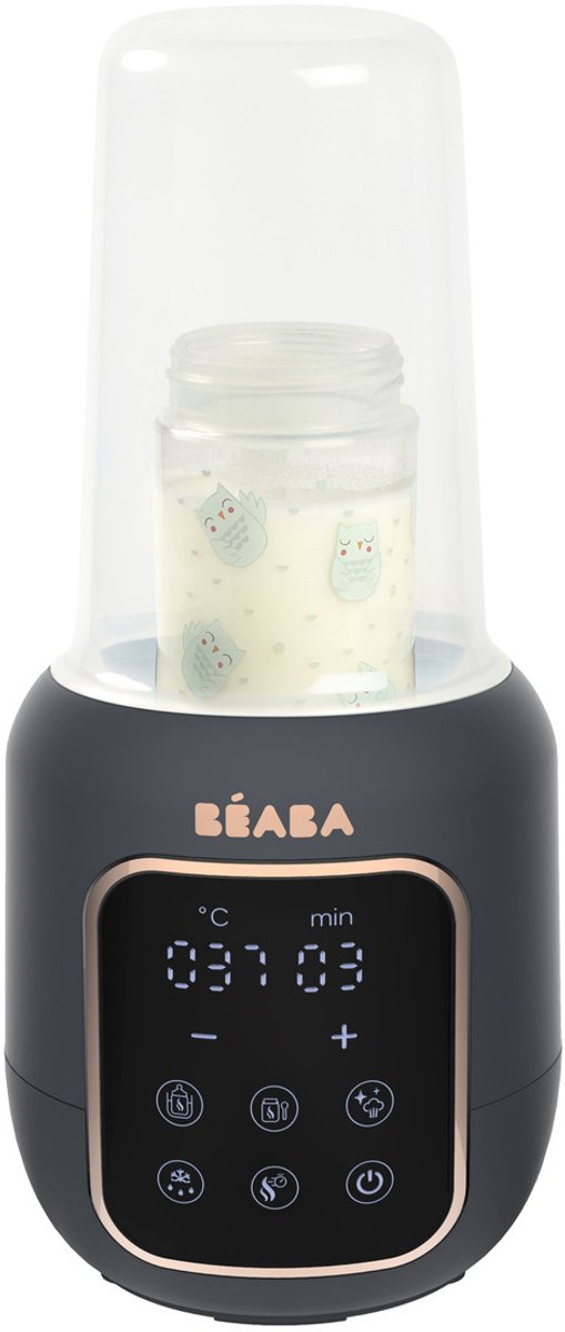 Bol.com Béaba Multi Milk Flessenwarmer - 5-in-1 - Sterilisator & Opwarmer - Touchscreen - Grijs aanbieding