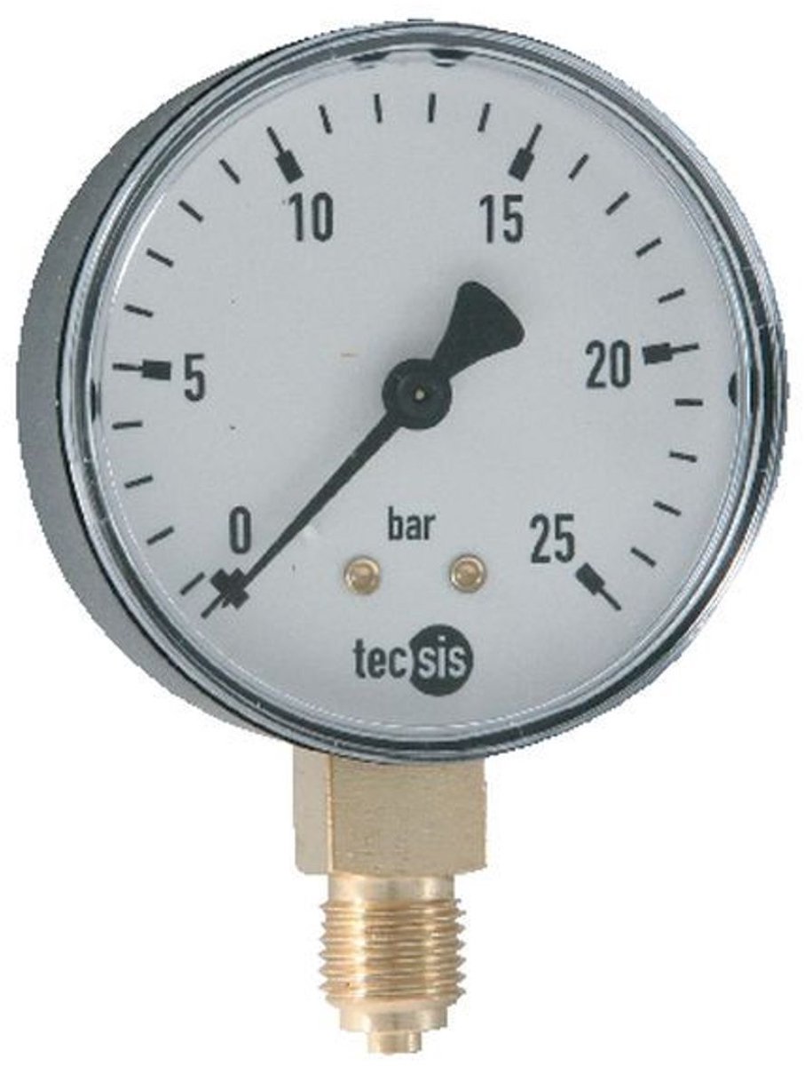 SYR Manometer f. HWS-Flens 2000 Plus G,1/4 0-25bar, 2000.00.907