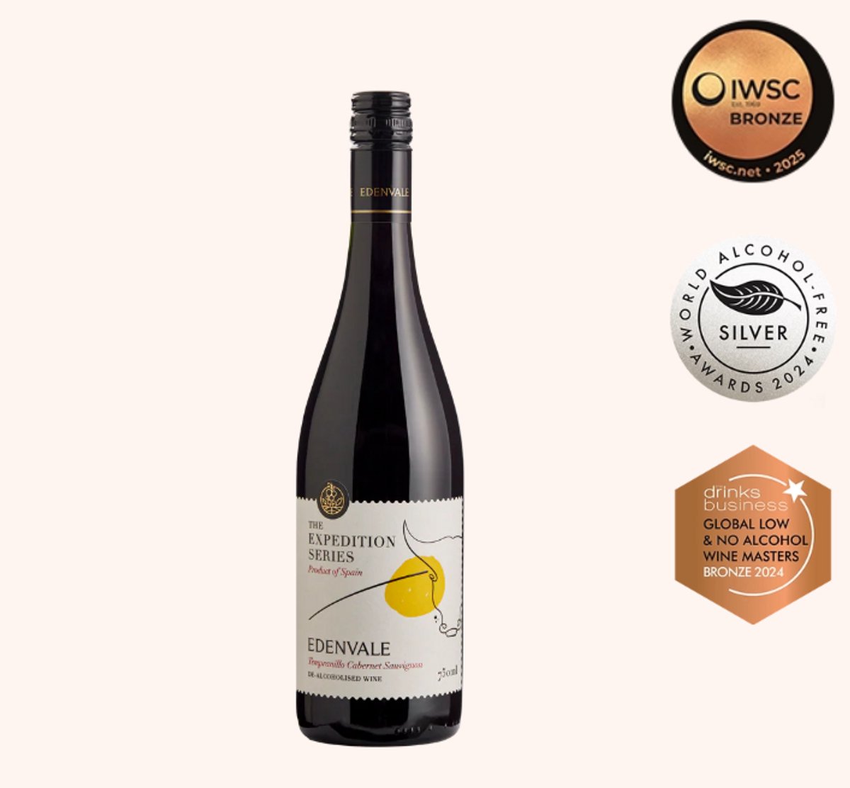 Alcoholvrije wijn rood - Edenvale Tempranillo Cabernet Sauvignon - 750 ml
