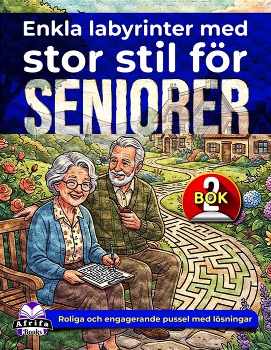 Enkla labyrinter med stor stil för seniorer - cover