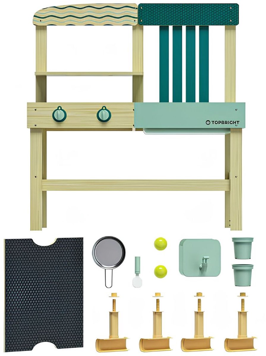 Topbright Houten Modderkeuken — afbeelding 9