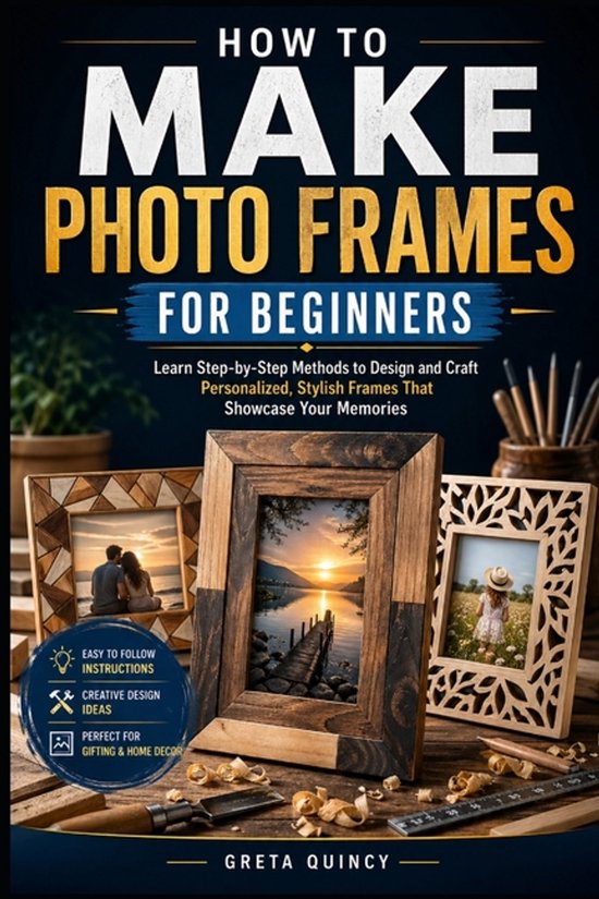 How To Make Photo Frames For Beginners - cover