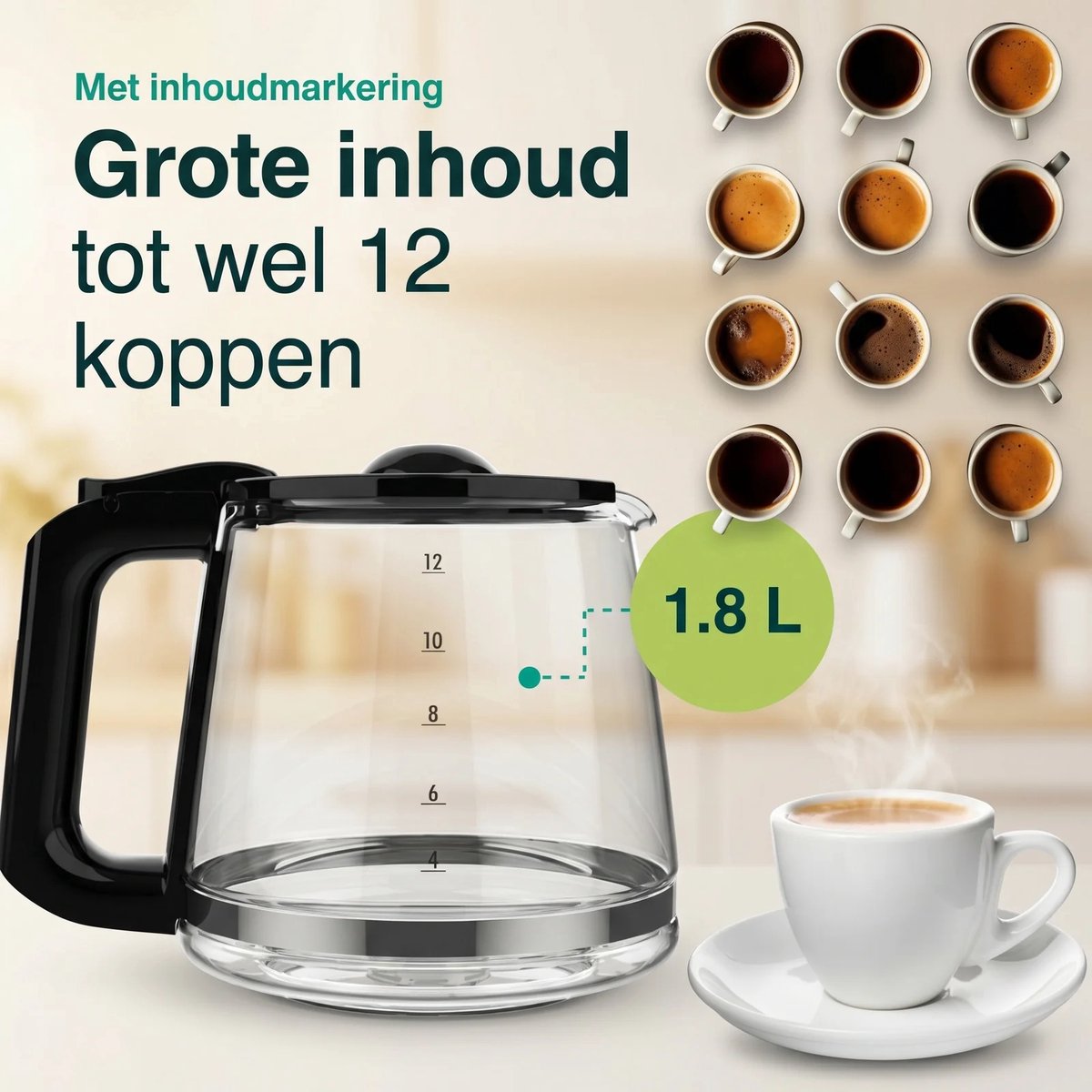 Filterkoffiezetapparaat 1,8L met Touch Display thumbnail 8