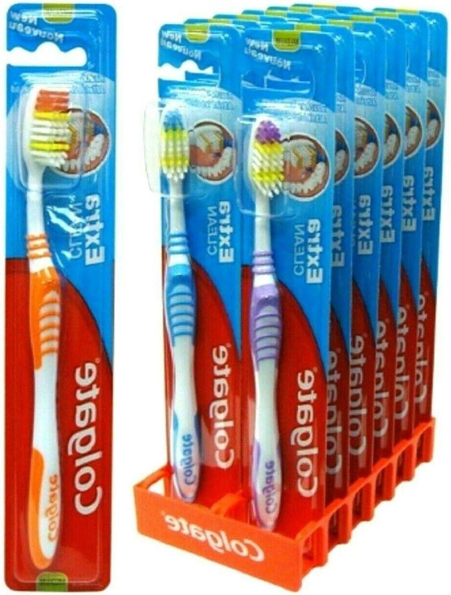 Tandenborstel - Poetsborstel - Mondhygiëne - Extra Schoon - 3 stuks - Blauw