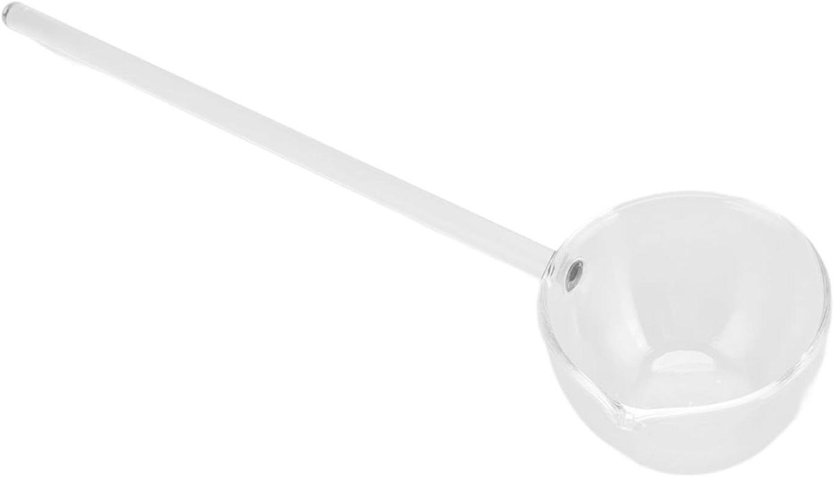 Glazen Lepel - Menglepel Glas - Koken en serveren - Vaatwasserbestendig - 1 stuk - Glas