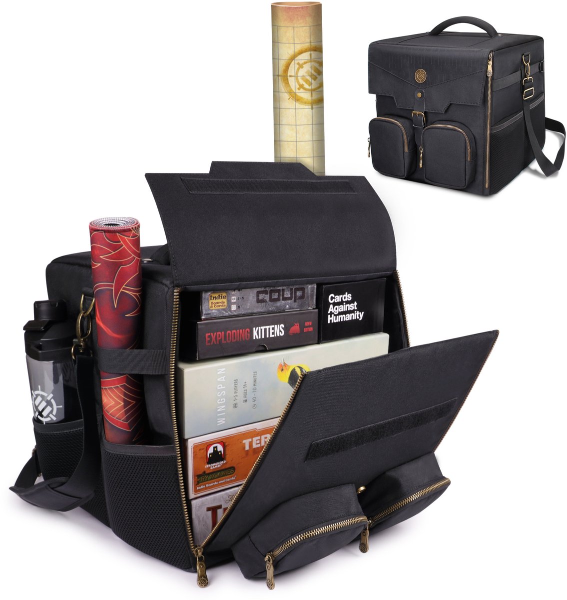 Enhance Tafel-en Miniatuurspellen Tas Zwart