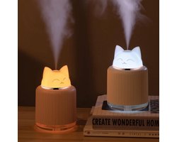 Mini luchtbevochtiger voor kinderslaapkamer - USB-gevoede mistgenerator met LED-verlichting en automatische uitschakeling