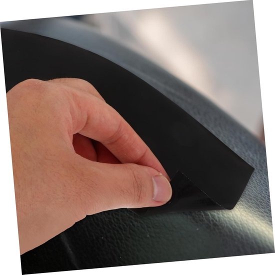 Toddmomy Stoelpatches Meubels Patch Lijm Bank Reparatie Patch Zelfklevende Meubelpatch Meubels Reparatie Tape Sofa -reparatiestickers Zelfklevende Reparatiepleister Zwart Pvc-leer — afbeelding 2