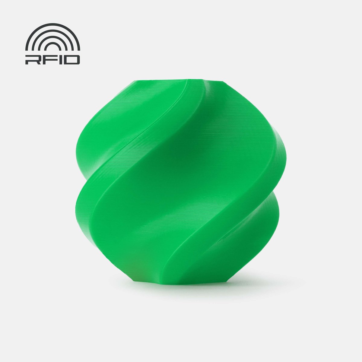 Bambu Lab PLA Basic 3D Printer Filament - 1.75mm - 1kg - Bambu Green (Groen) - Incl. Spool