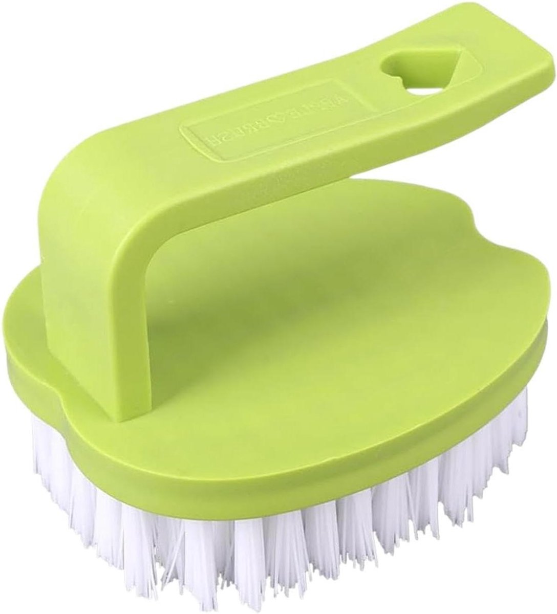 Keuken Schrobber - Handborstel Reiniger - Voedsel Schoonmaken - Ergonomisch Handvat - 10 x 10 x 9 cm - Groen