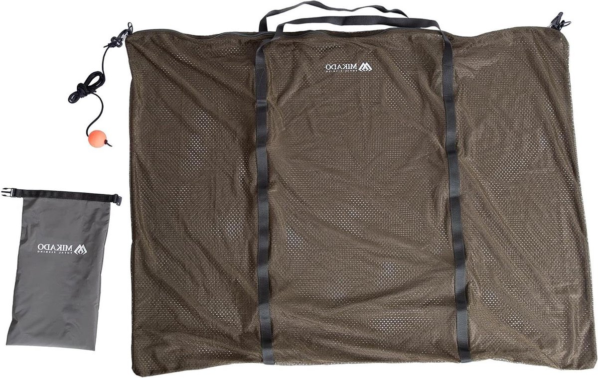 Karperzak - Viszak Opslagzak - Vis Vervoeren - Soft Mesh Stof - 120x90cm - Olijfgroen