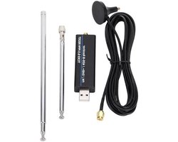 RTL SDR-ontvanger, RTL2832U R820T2-chipset, 0,5 PPM TCXO, Directe Sampling, USB-computeraansluiting voor Alle Hogefrequentiebanden