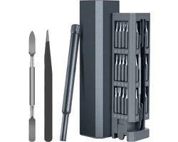 YONO Precisie Schroevendraaierset L - Torx Bitset - Micro Gereedschapset - Staal - 44 Delig