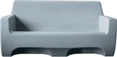 HappySofa Regenbank – 510 liter regenwateropslag + inclusief geïntegreerde pomp + aansluitset – 168 x 83 x 84 cm - kleur: Lichtgrijs Graniet – regenton – watervanger – designbank - tuinbank