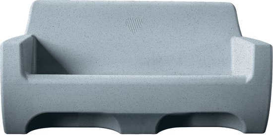 HappySofa Banc de pluie – 510 litres de stockage d'eau de pluie + pompe intégrée + kit de raccordement – 168 x 83 x 84 cm - couleur : Gris clair Granit – récupérateur d'eau de pluie – collecteur d'eau – banc design - banc de jardin