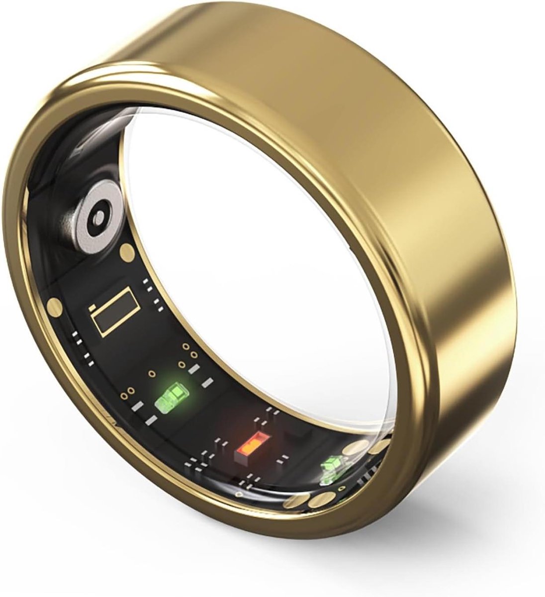 Slimme Fitness Ring - Gezondheidstracker Ring - Gezondheid Monitoren - Bloedzuurstof Hartslag - 12 - Goud