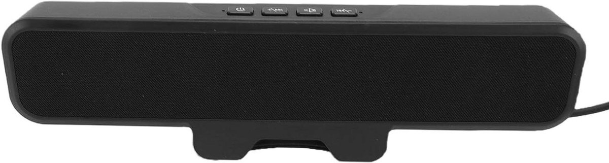 Pc Luidspreker - Monitor Geluid - Film Kijken - Clip-on Ontwerp - 10W Vermogen - Zwart