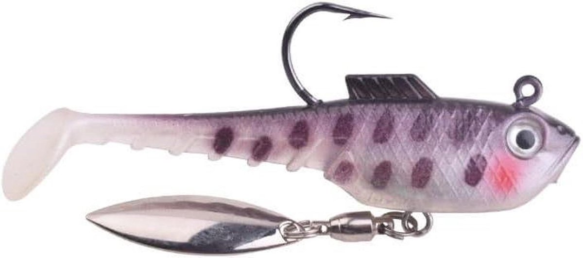 Vis Aas - Zacht Aas - Roofvis Vangen - Natuurgetrouwe Beweging - 7 cm 11.5g - Veelkleurig