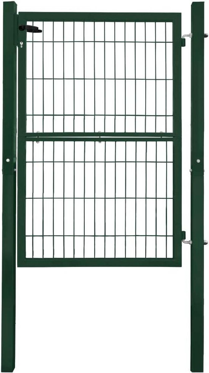 Tuinpoort - Hekdeur Tuin - Eigendom Beveiligen - Gegalvaniseerd Staal - 140 cm Hoog - Antr