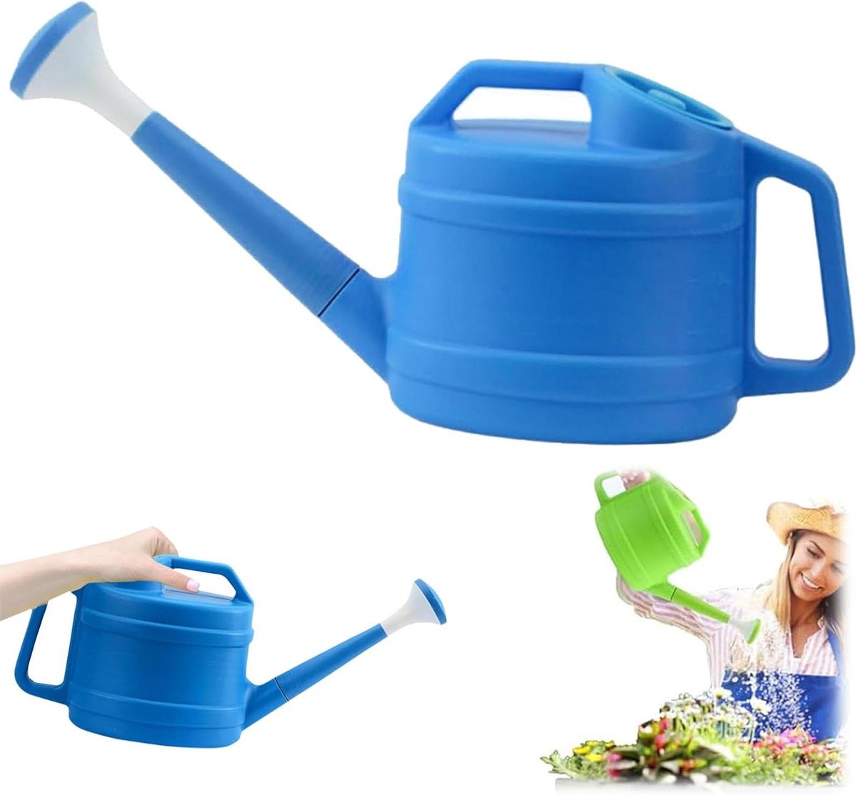 Gieter - Planten watergever - Planten verzorgen - Afneembare lange tuit - 2.5 liter - Blauw
