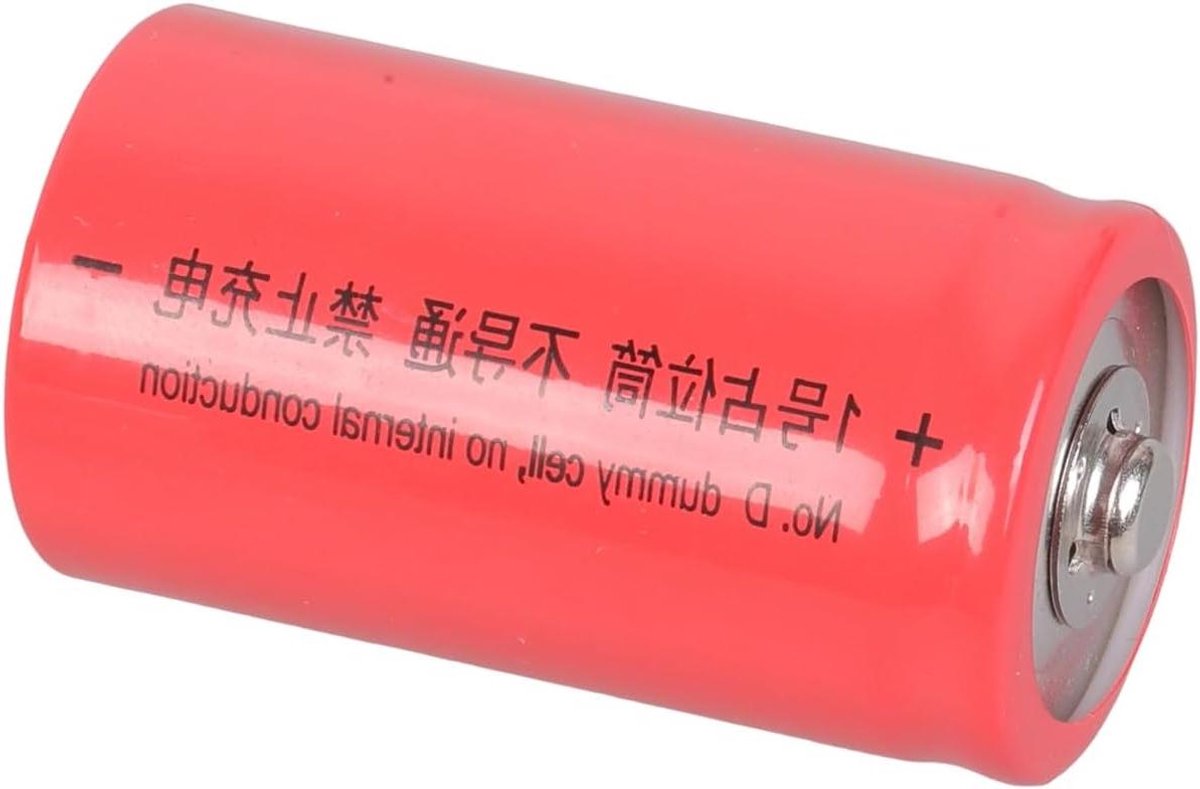 Batterij Shell - Adapter Houder - Elektronica Prototyping - Veilige Soldeerplek - D Size - Zilver