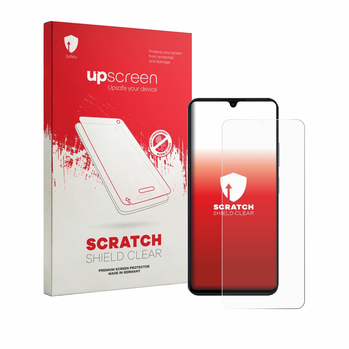 upscreen - Screenprotector voor Blackview Wave 10C - Folie Beschermfolie transparant