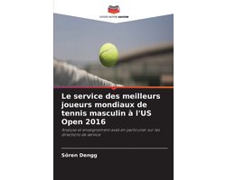 Le service des meilleurs joueurs mondiaux de tennis masculin à l'US Open 2016