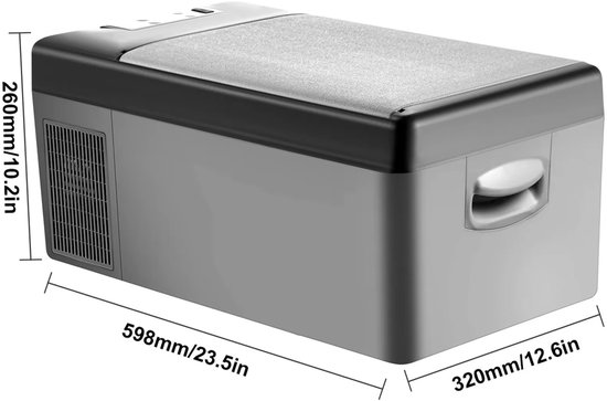 15L Elektrische Koelbox -20℃ Draagbare Vrieskast 12V/24V DC 230V AC voor Auto, Camping & Thuis met Bluetooth & USB — afbeelding 5