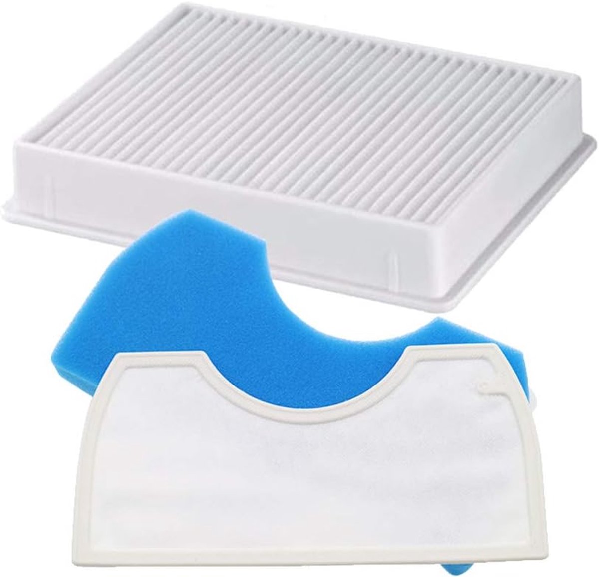 2stuks -geschikt voor Samsung DJ63 DJ97-01040C SC4300 vervanging - Filter - accessoireset - een wit filter en een blauw filter.