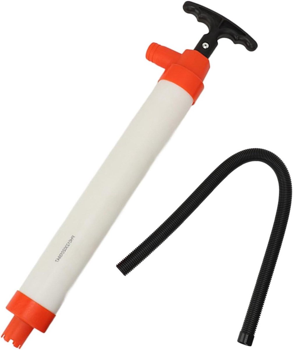 Handmatige Lenspomp - Draagbare Waterpomp - Boot Drainage - Stevig Technisch Plastic - Met Slang - Wit