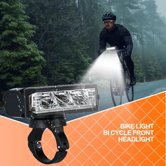 Fiets Koplamp - Oplaadbare Fietslamp - Nachtelijke Ritten - Groot- en Dimlicht - 1000 Lumen - Zwart — afbeelding 4