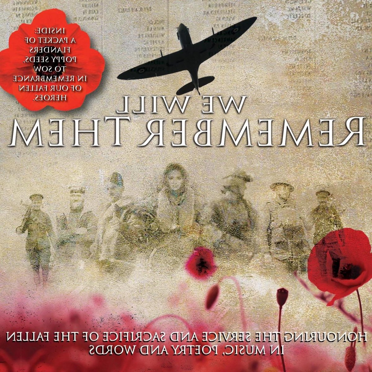 Herdenkingsalbum - Muziek en Poëzie - Ter Herinnering - Met Vlaszaad - 14.2 x 12.5 cm - Niet gespecificeerd