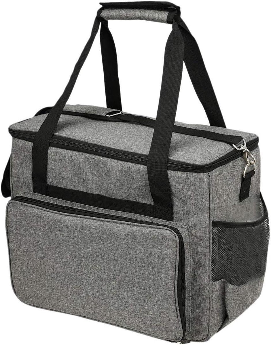 Naaimachine Tas - Naai benodigdheden - Naai Spullen Opbergen - Gewatteerd Verstelbaar - 50 x 27 cm - Grijs