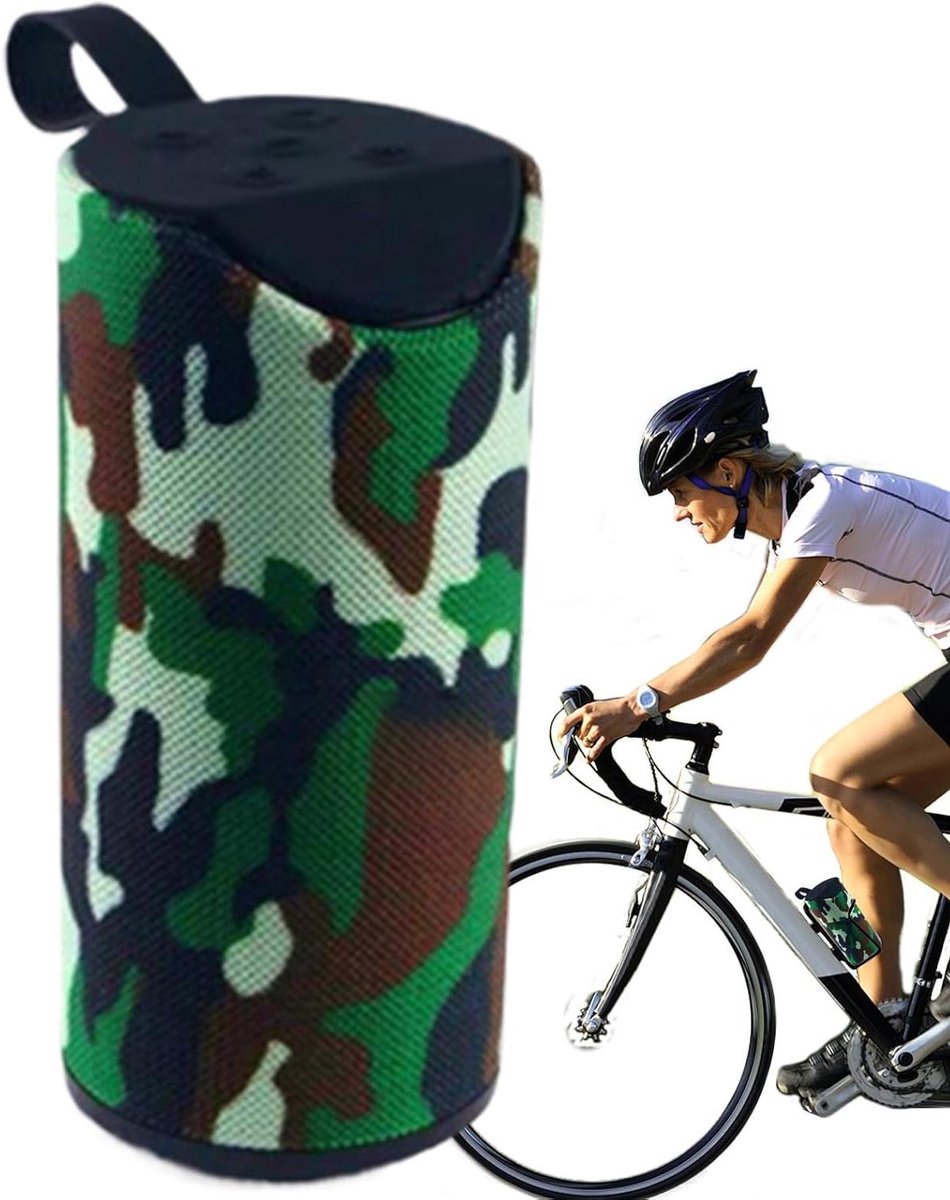 Draagbare Bluetooth Speaker - Waterdichte Smart Speaker - Muziek Luisteren Buiten - Ontwerp Met Handgreep - Compact Formaat - Camouflage