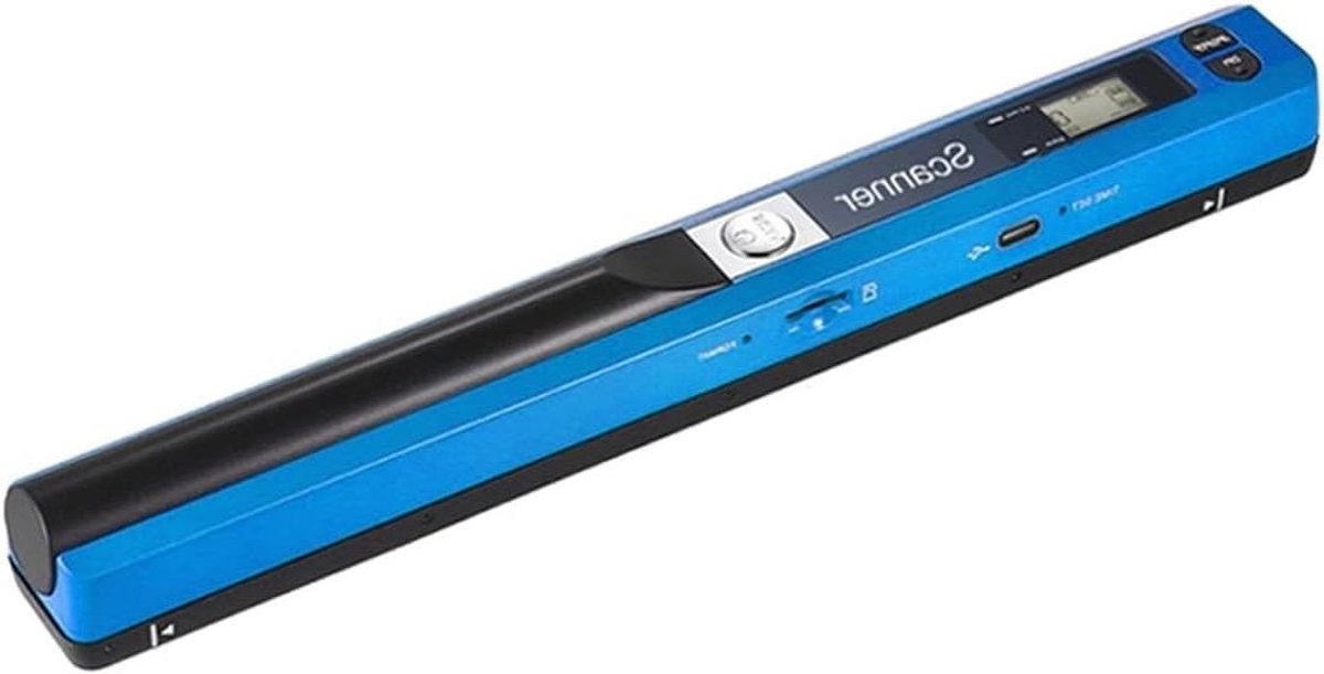 Documenten Scanner - Mini Scanner - Mobiel Scannen - Ingebouwde Detector - A4 Formaat - Zwart