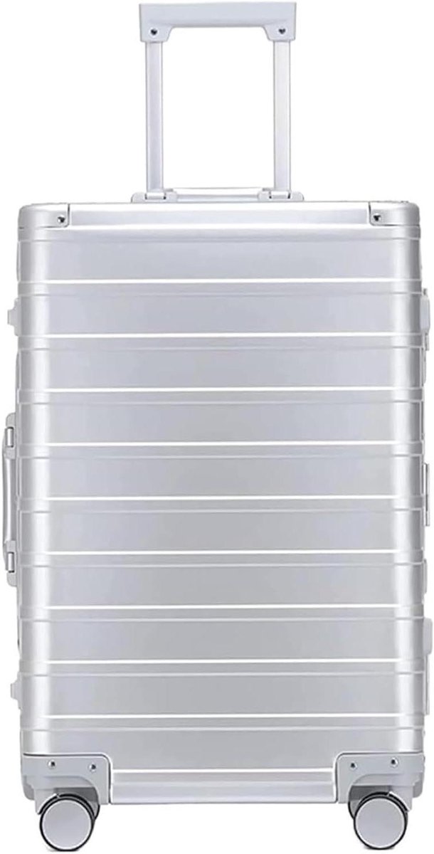 Trolleykoffer Reiskoffer - Koffer Aluminium - Zakenreizen Reizen - Geen Ritssluiting - 29 Inch - Fel