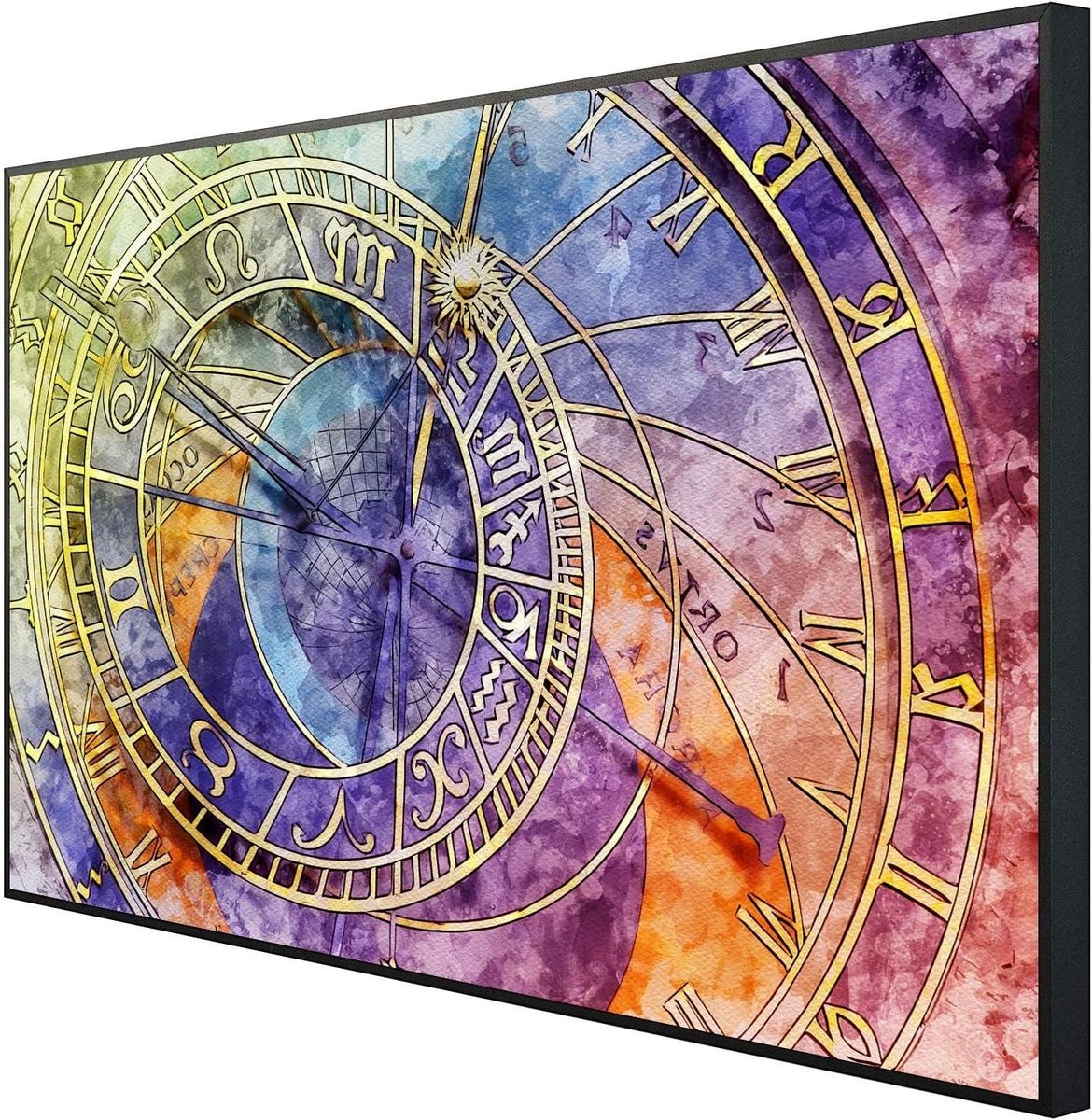Infrarood Paneel - Wandverwarming Beeld - Gerichte Verwarming - Onderhoudsvrij - 60x100cm - Inkt Schilderij
