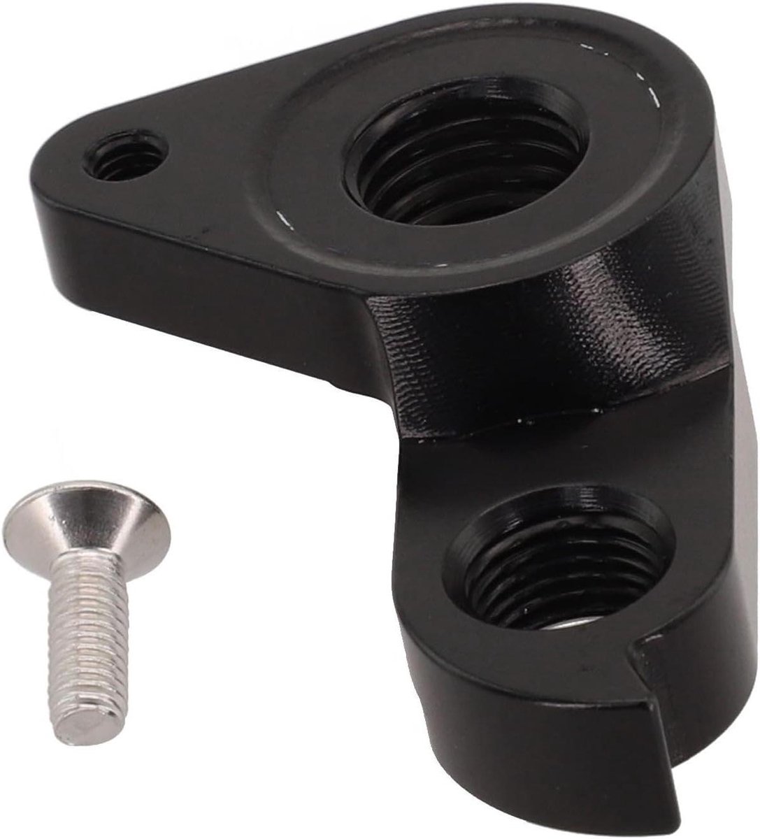 Achterderailleur Hanger - Versnellingshanger Verlenger - Fietsreparatie - CNC Gefreesd - 17 Gram - Zwart