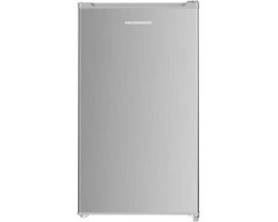 Heinner Tafelmodel Koelkast 90 L – 37 dB Stille Werking – Inverter Compressor – Vrijstaand – Energielabel E – LED Verlichting – Omkeerbare Deur – Regelbare Thermostaat – Zilver – 5 Jaar Garantie