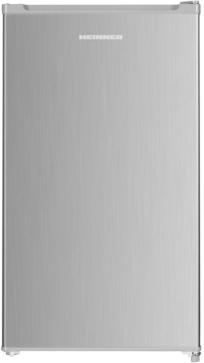 Heinner Tafelmodel Koelkast 90 L – 37 dB Stille Werking – Inverter Compressor – Vrijstaand – Energielabel E – LED Verlichting – Omkeerbare Deur – Regelbare Thermostaat – Zilver – 5 Jaar Garantie