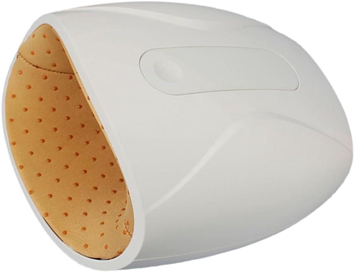 Handmassager - Polsstimulator Kneedapparaat - Ontspannende Massage - Meerdere Modi Instelbaar - 21 x 21 x 21 cm - Wit