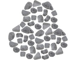 Aquarium Grind - Decoratie Stenen - Aquarium Landschap - Natuurlijk Uiterlijk - 500 g - Zwart
