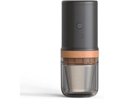 Elektrische Koffiemolen - Espresso Apparaat - Koffie Zetten - 25 Maalgraad Instellingen - 20 cm - Zwart