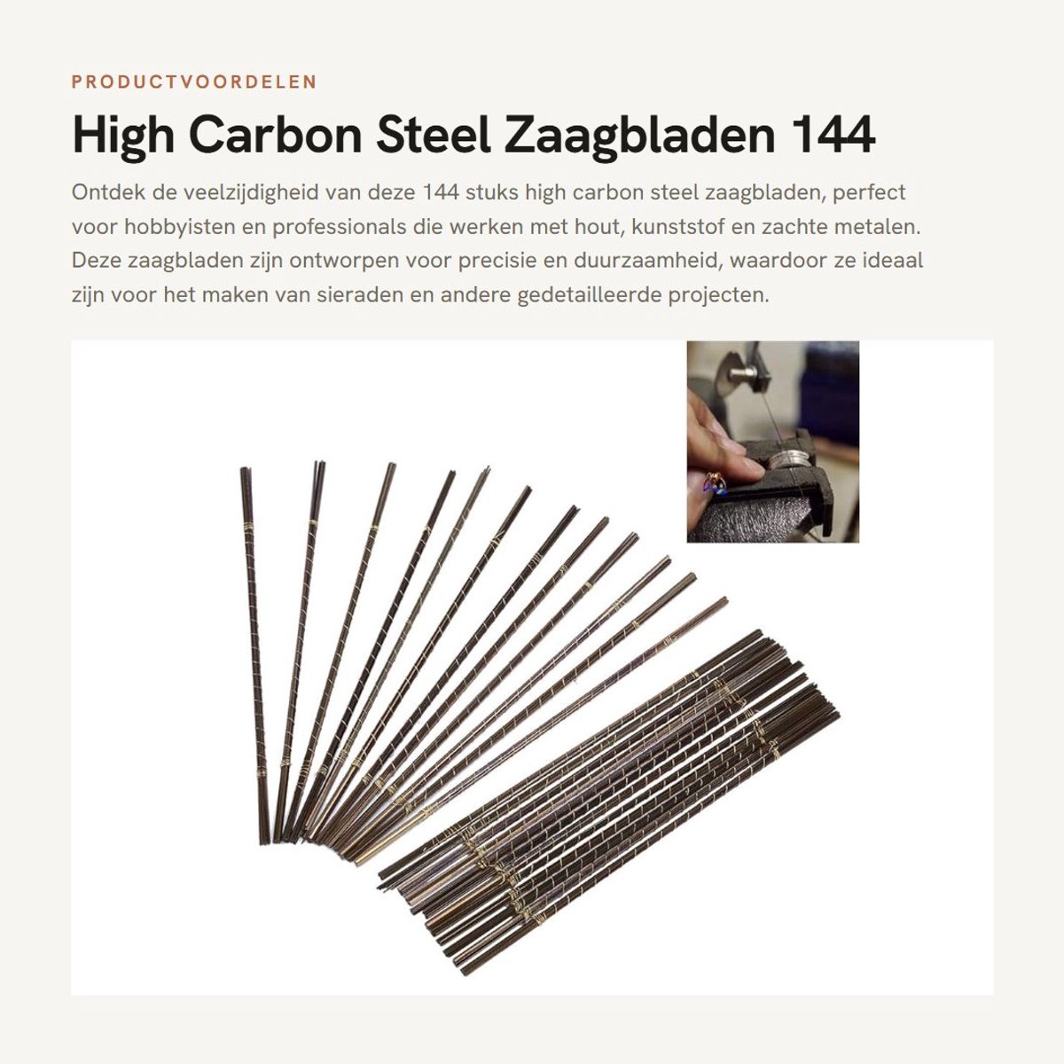 Dailygoods- Zaagblad 144 Stuks - Hoogwaardige Koolstofstaal - Multifunctioneel Mes - Veilig Opslagdoos - Betere Mesaccessoires - Eenvoudig in Gebruik - Zaag